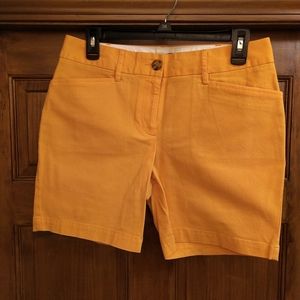 Lands' End orange size 4P Mid Rise shorts 7" inseam